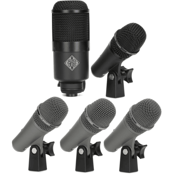 Telefunken DD5 Drum Mic Set front view