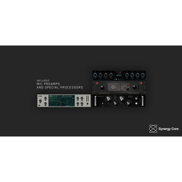 Antelope Audio Galaxy 64 Synergy Core: 64x64 Professional HDX/Thunderbolt 3/DANTE Audio Interface with 2 FPGA and 12 DSP Processors