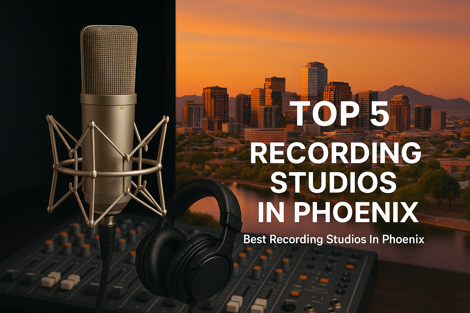 Top 5 recording studios in Phoenix