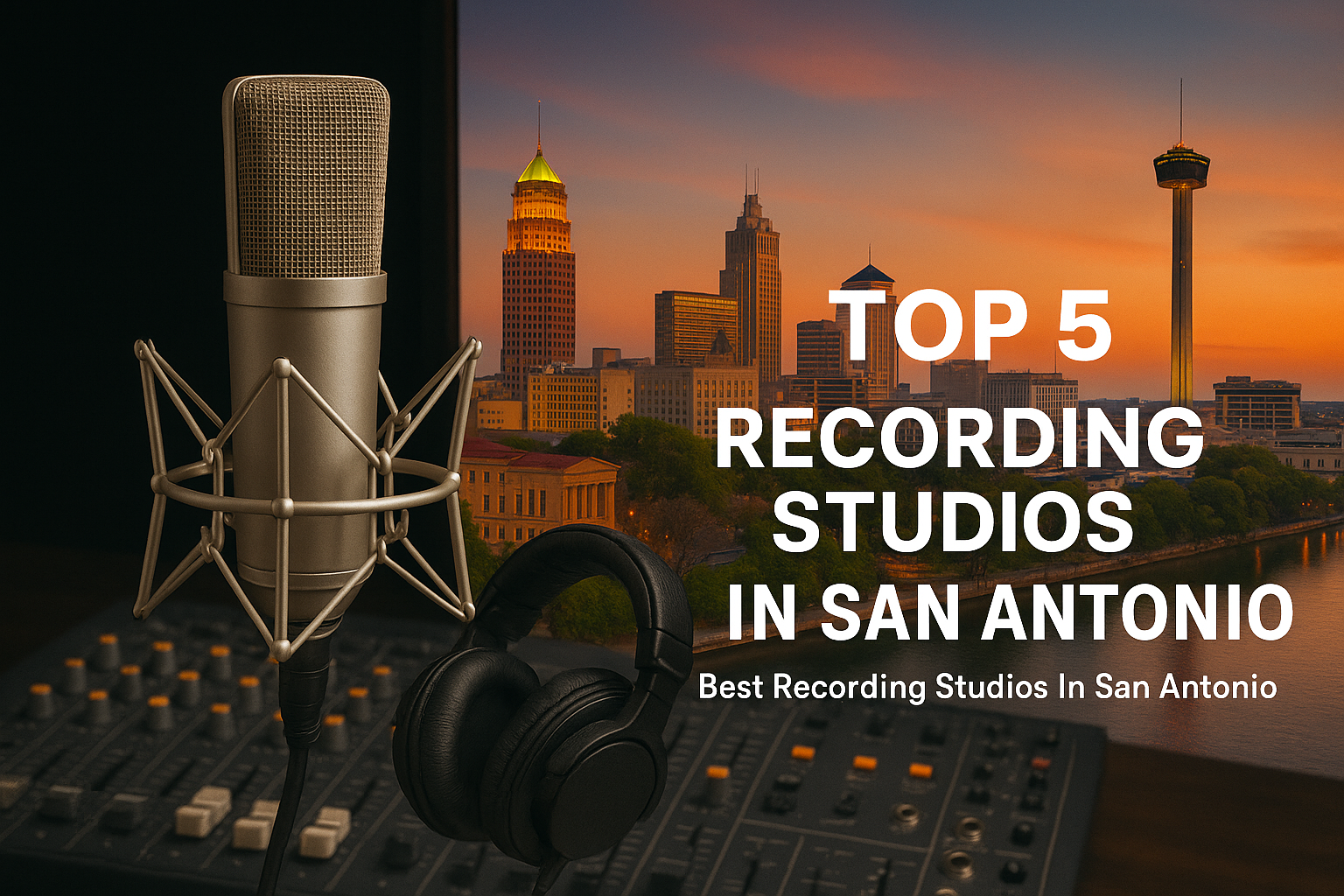 Top 5 recording studios in San Antonio