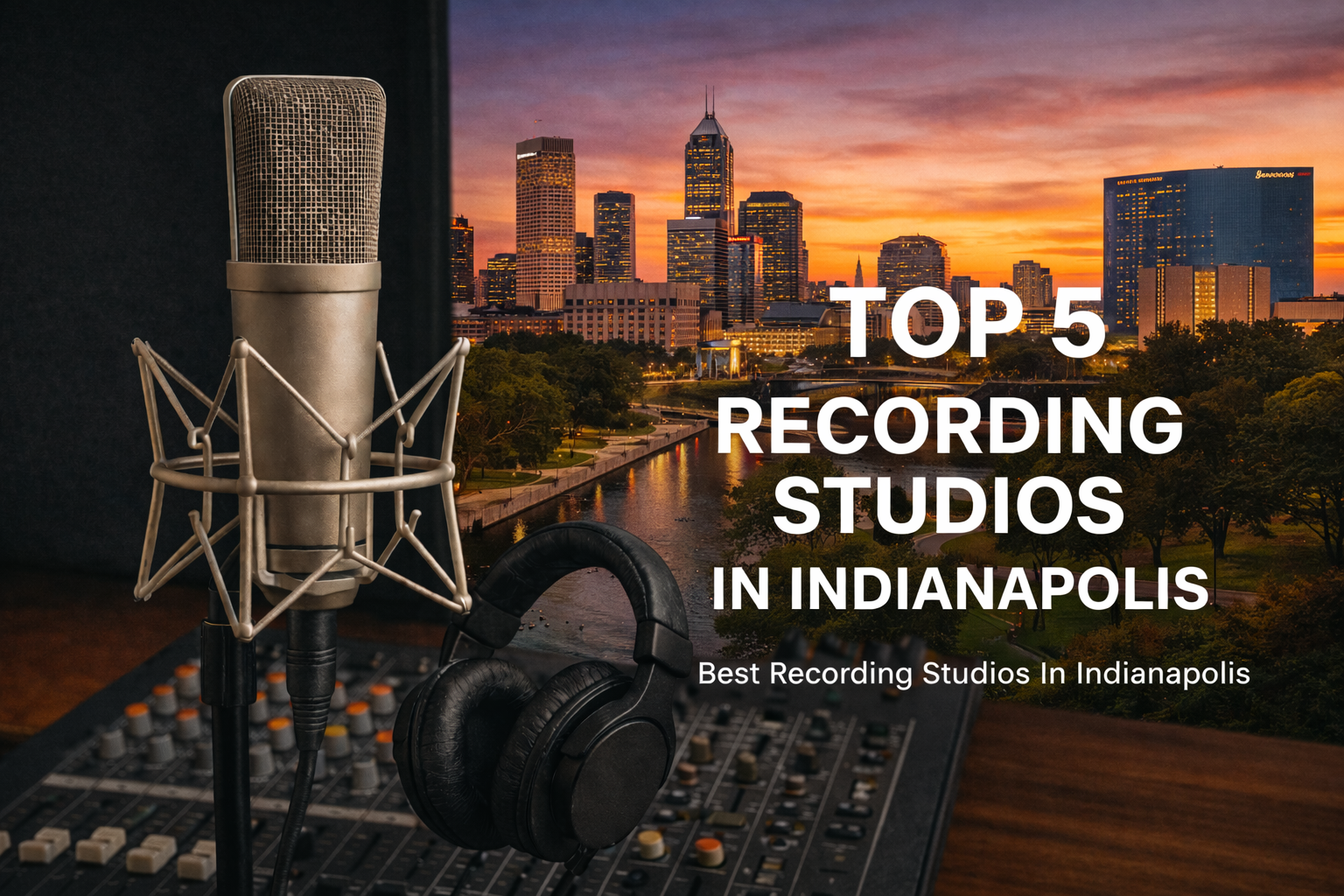 top 5 recording studios in indianapolis