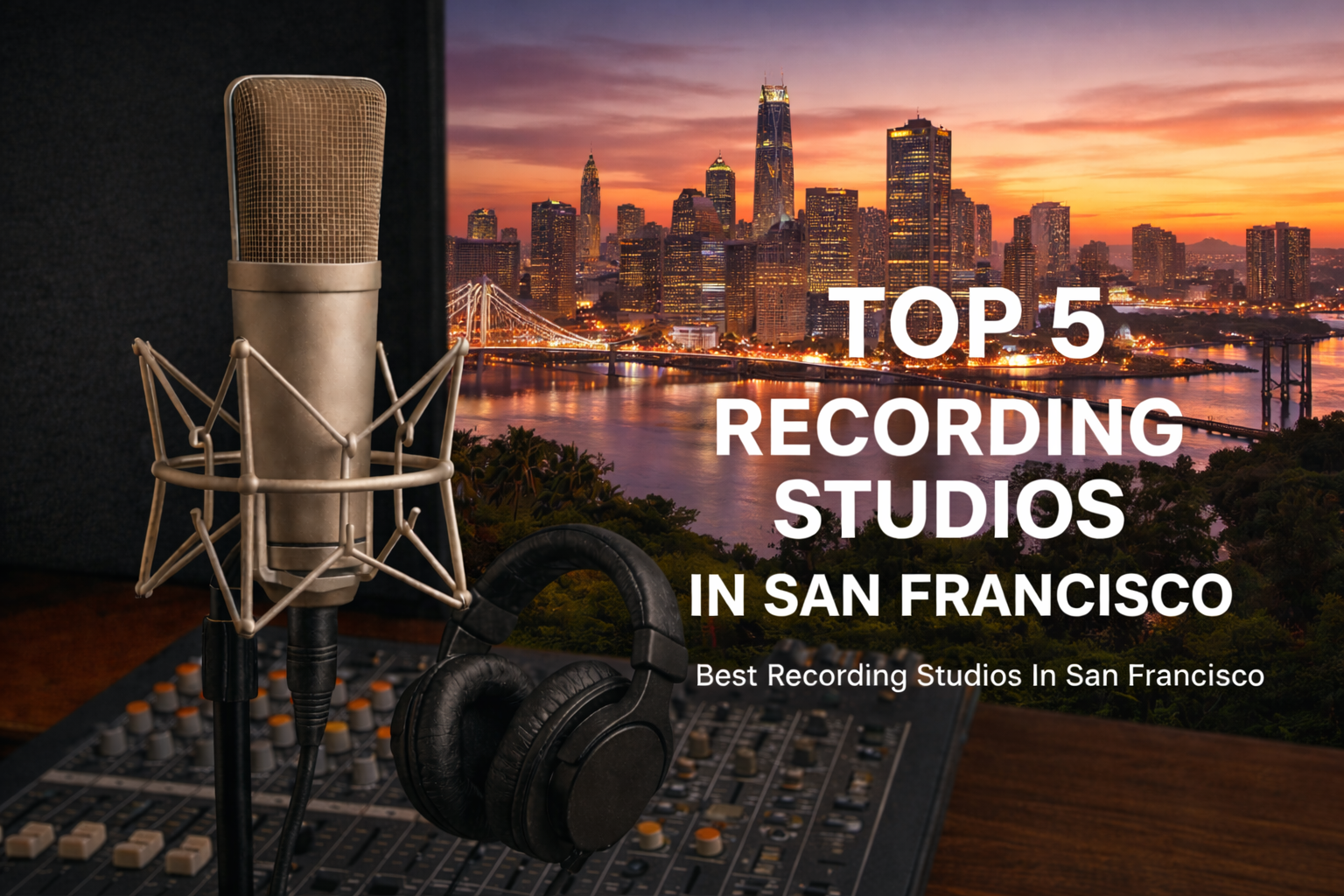 top 5 recording studios in San Francisco