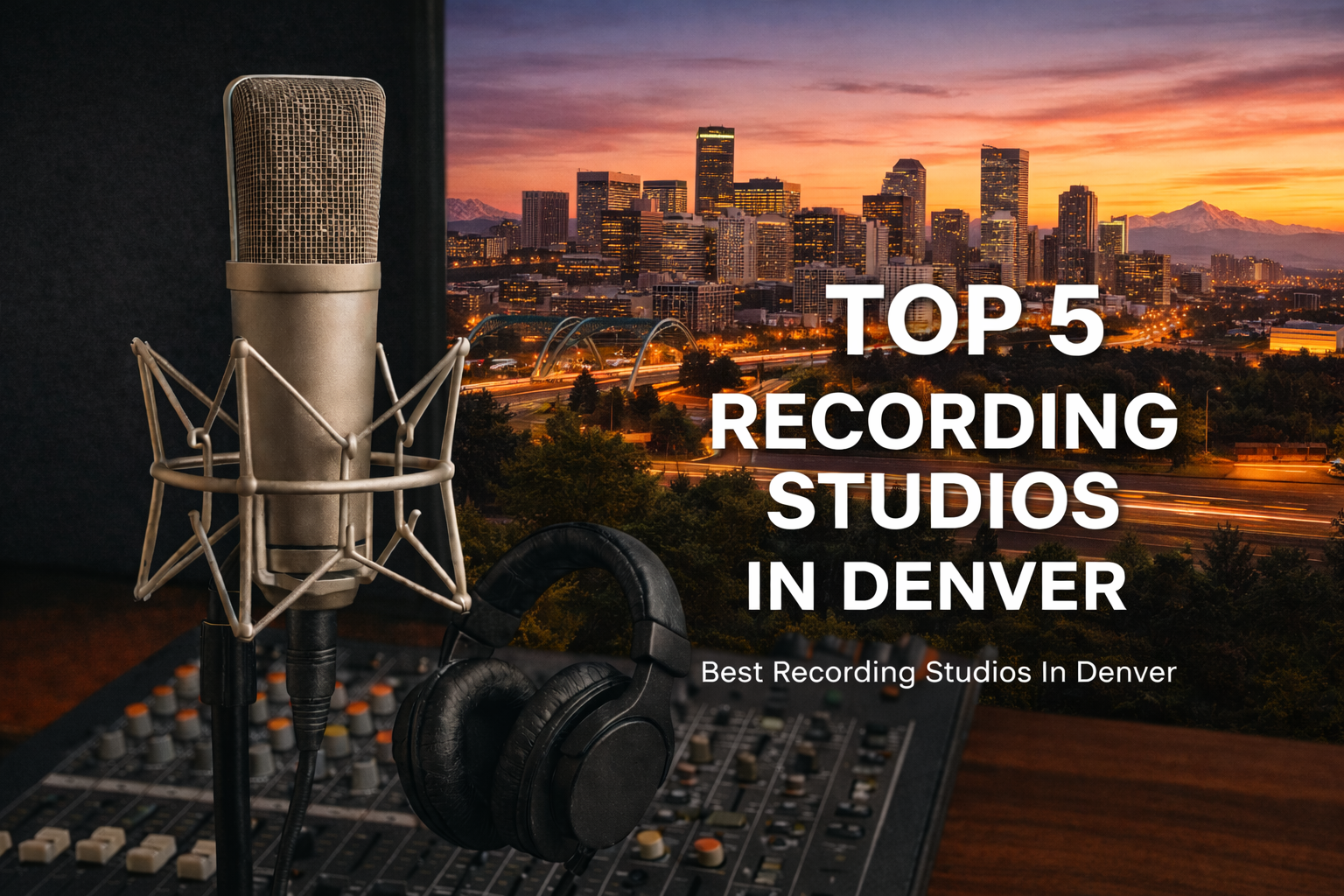 top 5 recording studios in denver
