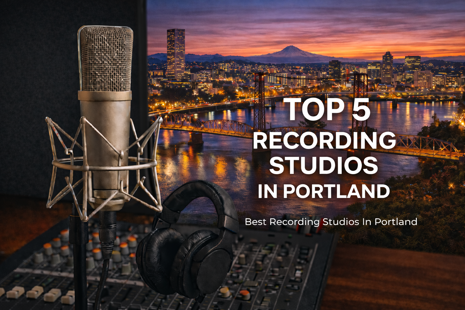 top recording studios in portland