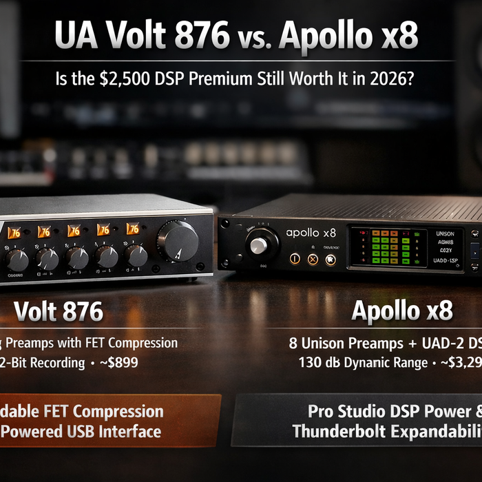 UA Volt 876 vs. Apollo x8: Is the $2,500 DSP Premium Still Worth It in 2026?