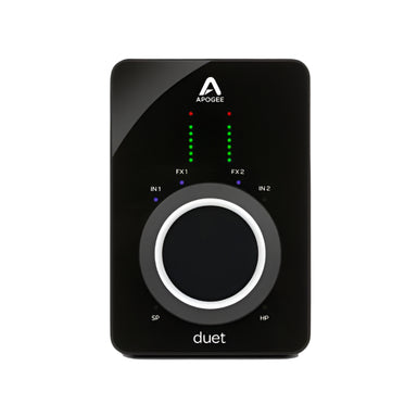 apogee duet 3 black top view