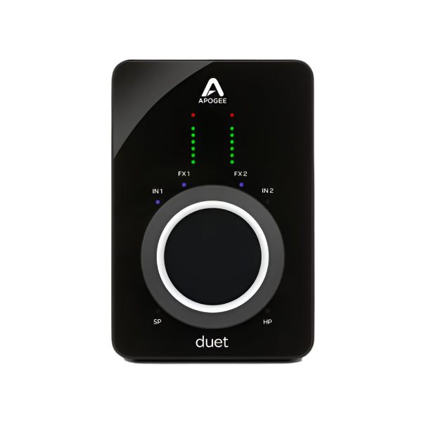 apogee duet 3 black top view