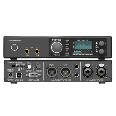 RME ADI-2 DAC FS 2-channel DA Converter front view