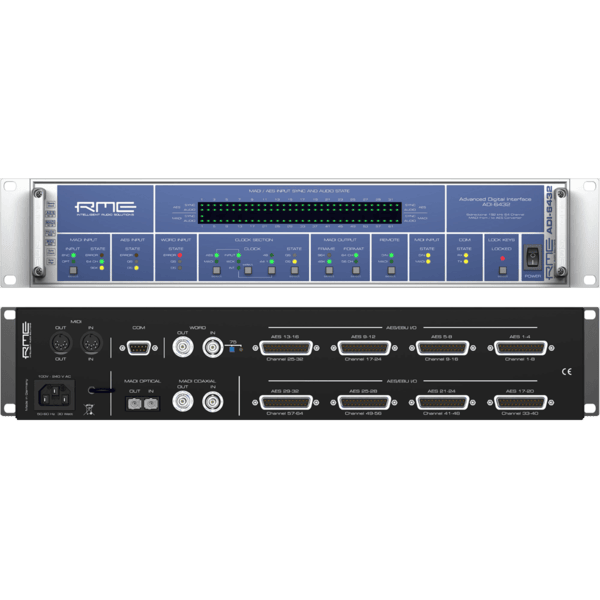 RME ADI-6432 - 64-Channel MADI / AES Format Converter