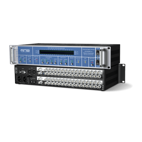 RME ADI-6432R BNC 64-Channel front and rear 