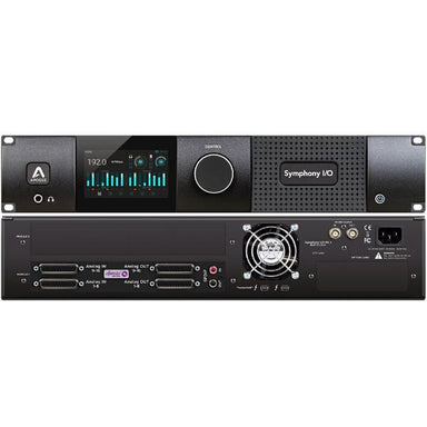apogee symphony I/O mk II front and rear view