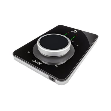apogee duet 3 front facing view black