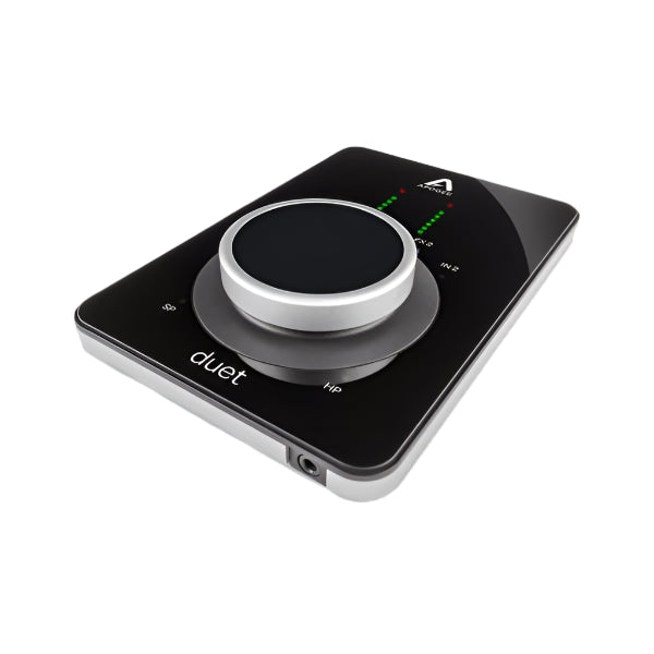 apogee duet 3 front facing view black