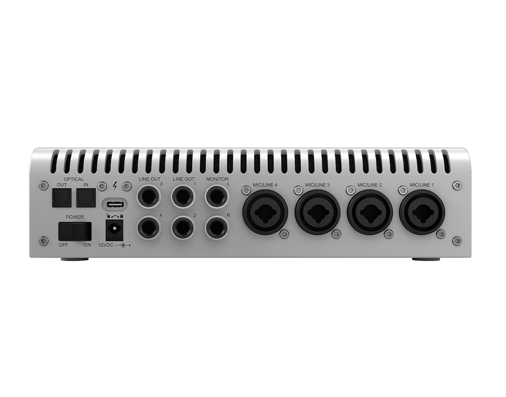 Apollo x4 essentials rear panel view