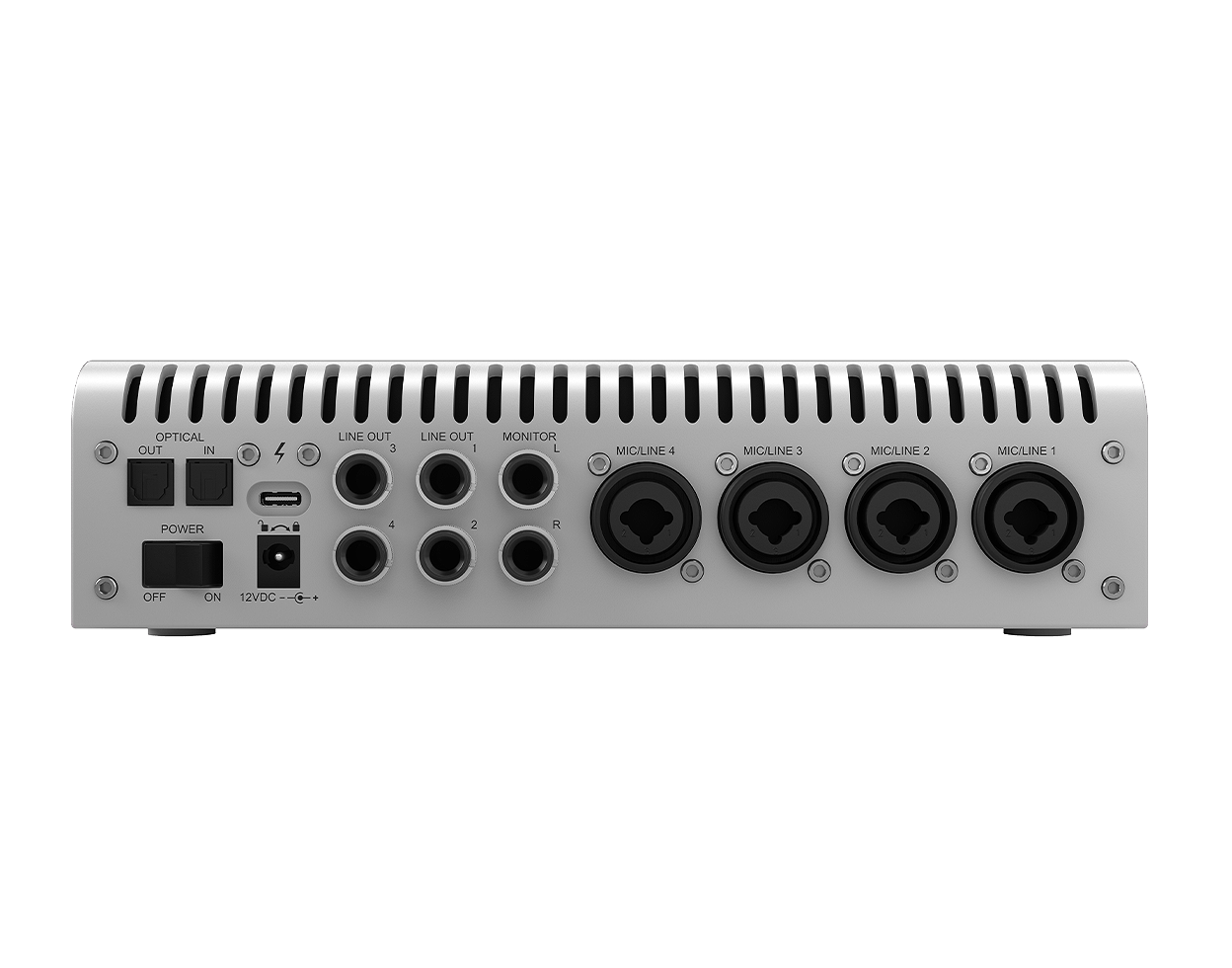 Apollo x4 essentials rear panel view