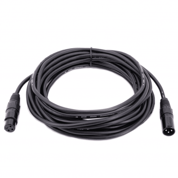 CAD professional XLR microphone cable front view