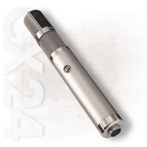 WACX24 silver microphone front view