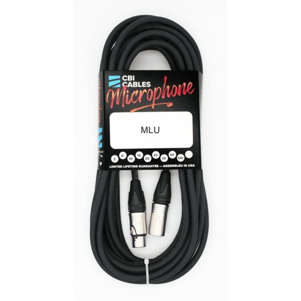 CBI Ultimate XLR Mic Cable 10 ft | Premium Studio Microphone Cable – MLU-10