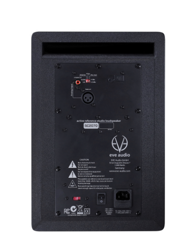 EVE audio sc2070 rear view
