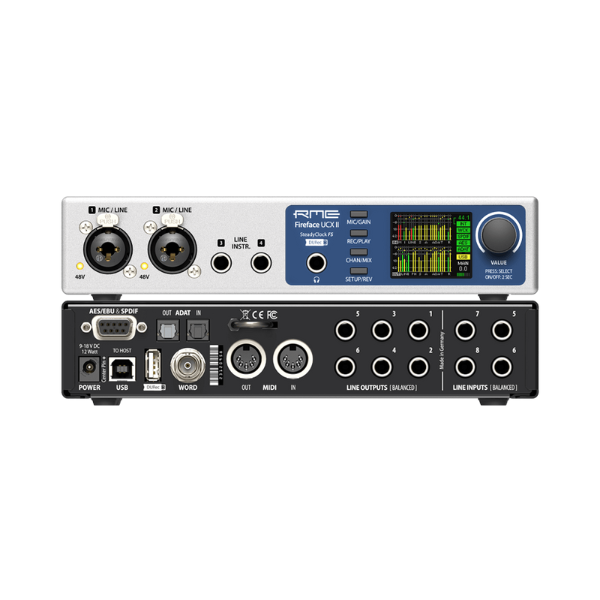 RME Fireface UCX II 40-Channel USB-B Audio/MIDI Interface