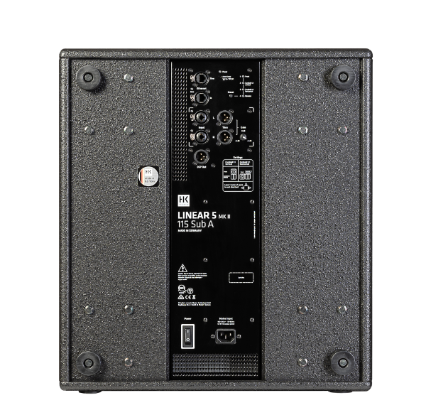 HK Audio LINEAR 5 MKII 115 Sub A 15" Active Subwoofer rear view