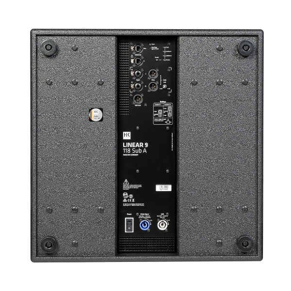 HK Audio LINEAR 9 118 Sub A 18" Active Subwoofer rear view