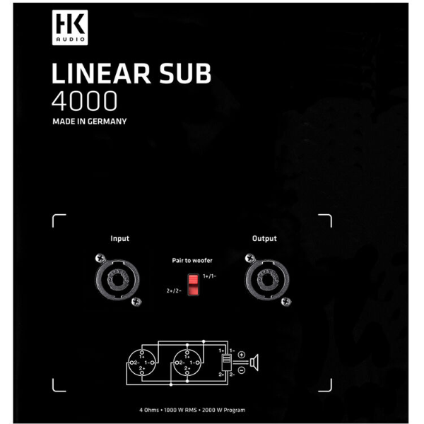 HK Audio LINEAR SUB 4000 18" Passive Subwoofer view