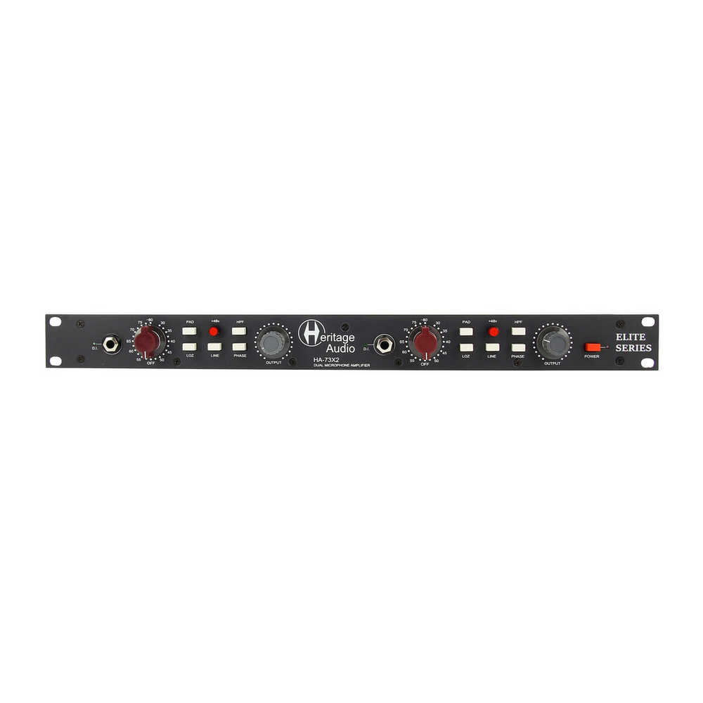 Heritage Audio HA73X2 front view