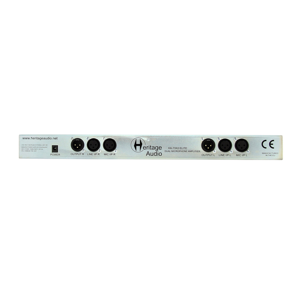 Heritage Audio HA73X2 rear view