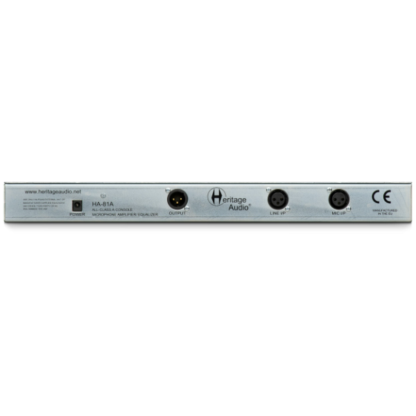 Heritage Audio HA-81A rear view