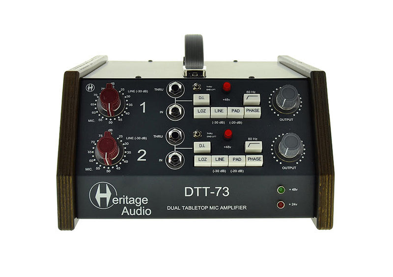 Heritage Audio DTT73 Dual Tabletop front view