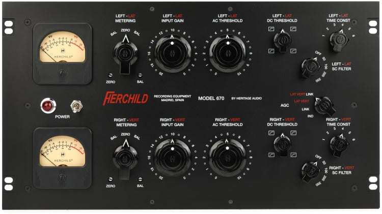 Heritage Audio Herchild 670 front view