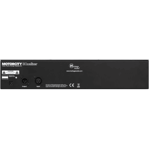 Heritage Audio MotorCity EQualizer rear view