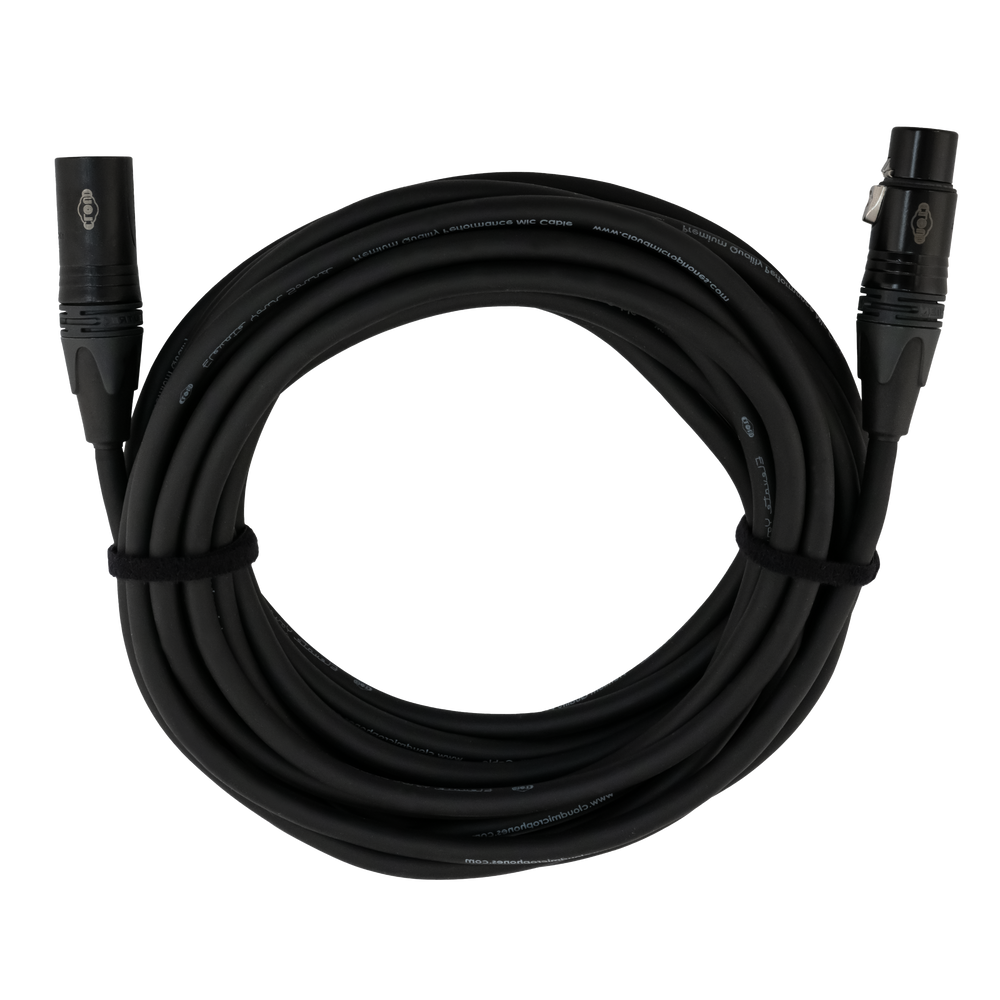 Elevated Premium Performance XLR Microphone Cable (Black)