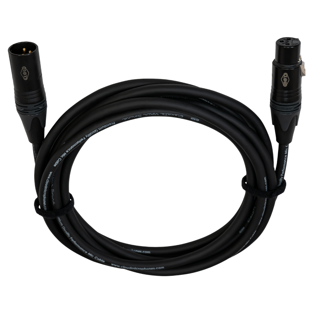Elevated Premium Performance XLR Microphone Cable (Black)