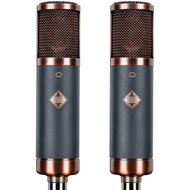 Telefunken T29 Matched Pair dual front view copper
