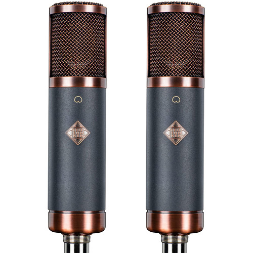 Telefunken T29 Matched Pair dual front view copper