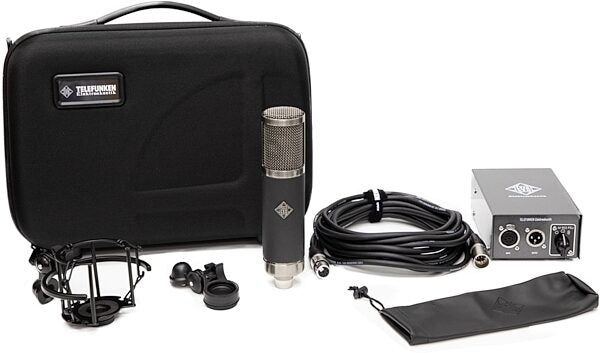 Telefunken TF47 Tube Condenser Microphone case and contents view