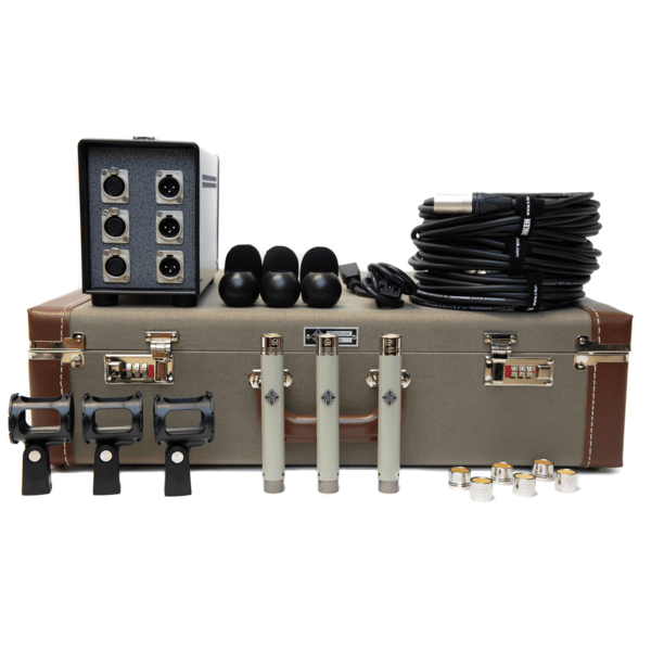 Telefunken m260 tri mono master set case content