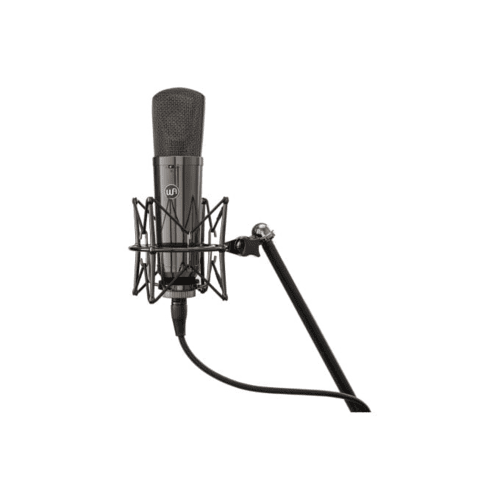 WA 87 TS Condenser Mircophone side view attached to wire