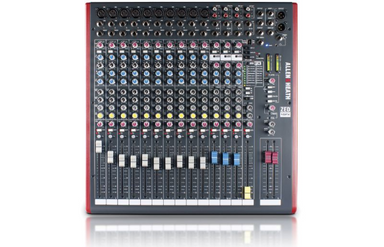 allen and heath zed16fx top view