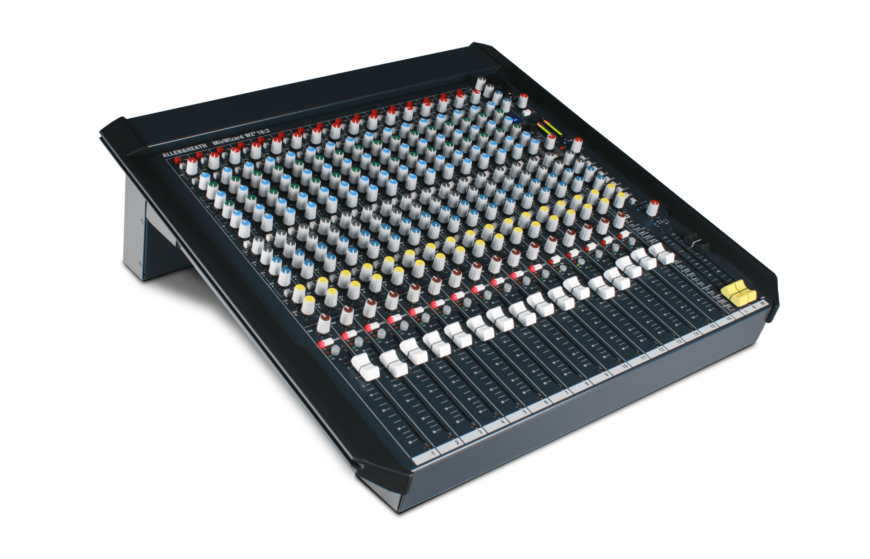 allen and heath mixwizard 16:2 front angle view