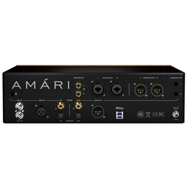 amari antelope audio interface rear 