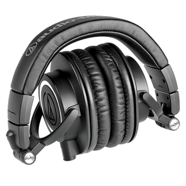 ath m50x black overview view