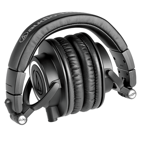 ath m50x black overview view