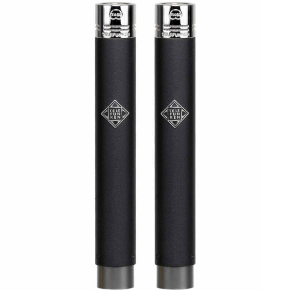Telefunken m60 master stereo set black front view capsules