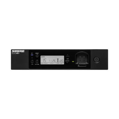 shure glxd124r combo system front  view