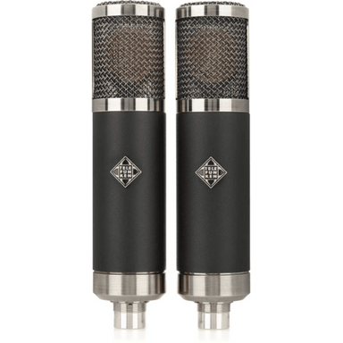 Telefunken T47 Matched pair black and silver front view