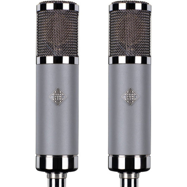 telefunken tf51 silver stereo front view